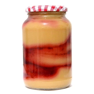Doce De Leite Pastoso Com Morango Rural Caseiro 650 Gramas