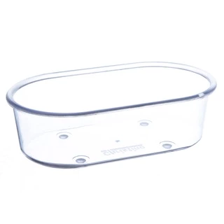 Banheira Retangular Oval Média para Gaiolas Viveiros - Christino para Banho de Pássaros Canários