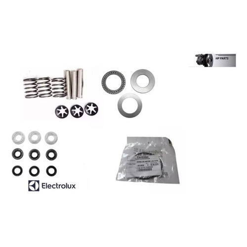 Kit Rolamento + Pistões + Reparo Lavadora Ews10 Electrolux