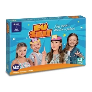 Jogo Eu Sei Com 180 Cartas 1183 - Nig Brinquedos