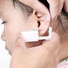 1 Peça para Furar Orelha Com Brinco Nariz Cartilagem Piercing | Shopee ...
