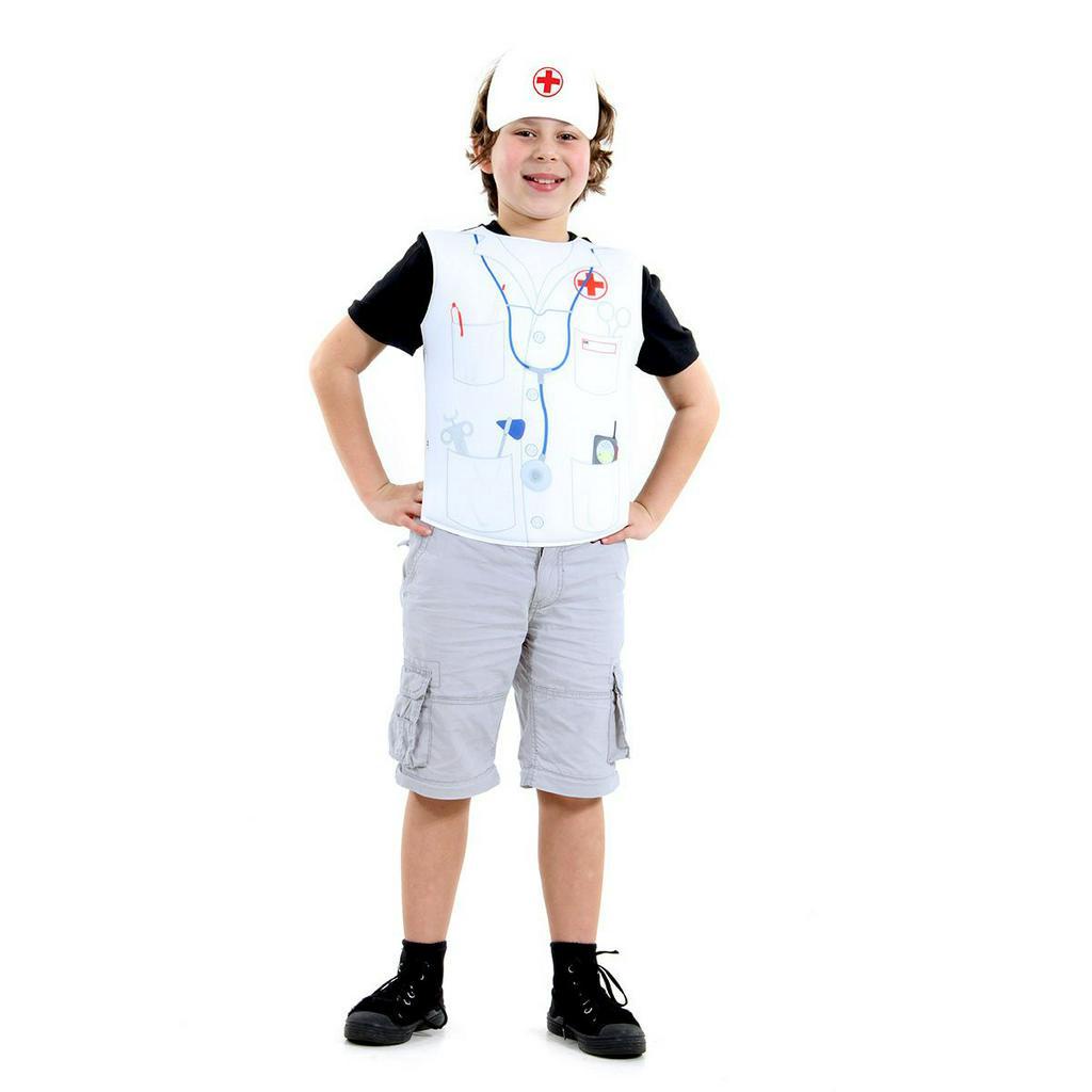 Fantasia Infantil - Peitoral Médico - Tamanho Único (3 a 6 anos) - 72104 -  Sulamericana | Shopee Brasil