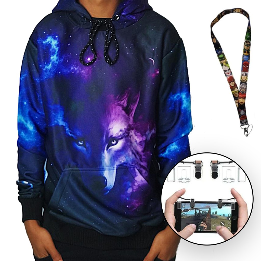 Moletom de hot sale lobo galaxia