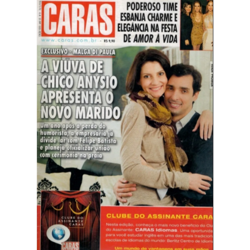 REVISTA CARAS, DE 24052013 EDIÇÃO 1020 – ANO 20 – Nº 21, COM MALGA DI  PAULA NA CAPA. | Shopee Brasil