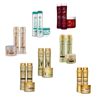 6 Kit Capilar Tratamento Belkit 18 Produtos