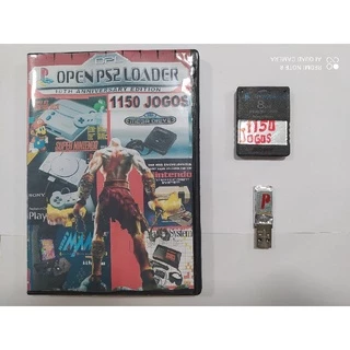 kit Opl Desbloqueio PS2 com 1150 Jogos