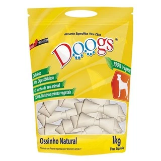 Petisco Pet Ossinho vegetal Doogs para Cachorro 4/5 (1kg)