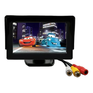 Tela Fixa Monitor Veicular Painel 4.3 Para Camera De Ré