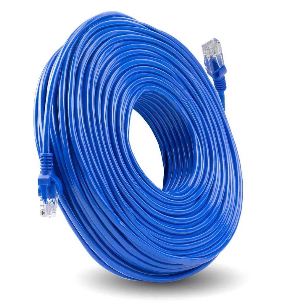 Cabo para Internet Rj45 CAT5 30 Metros Ethernet Até 100mbps Velocidade ...