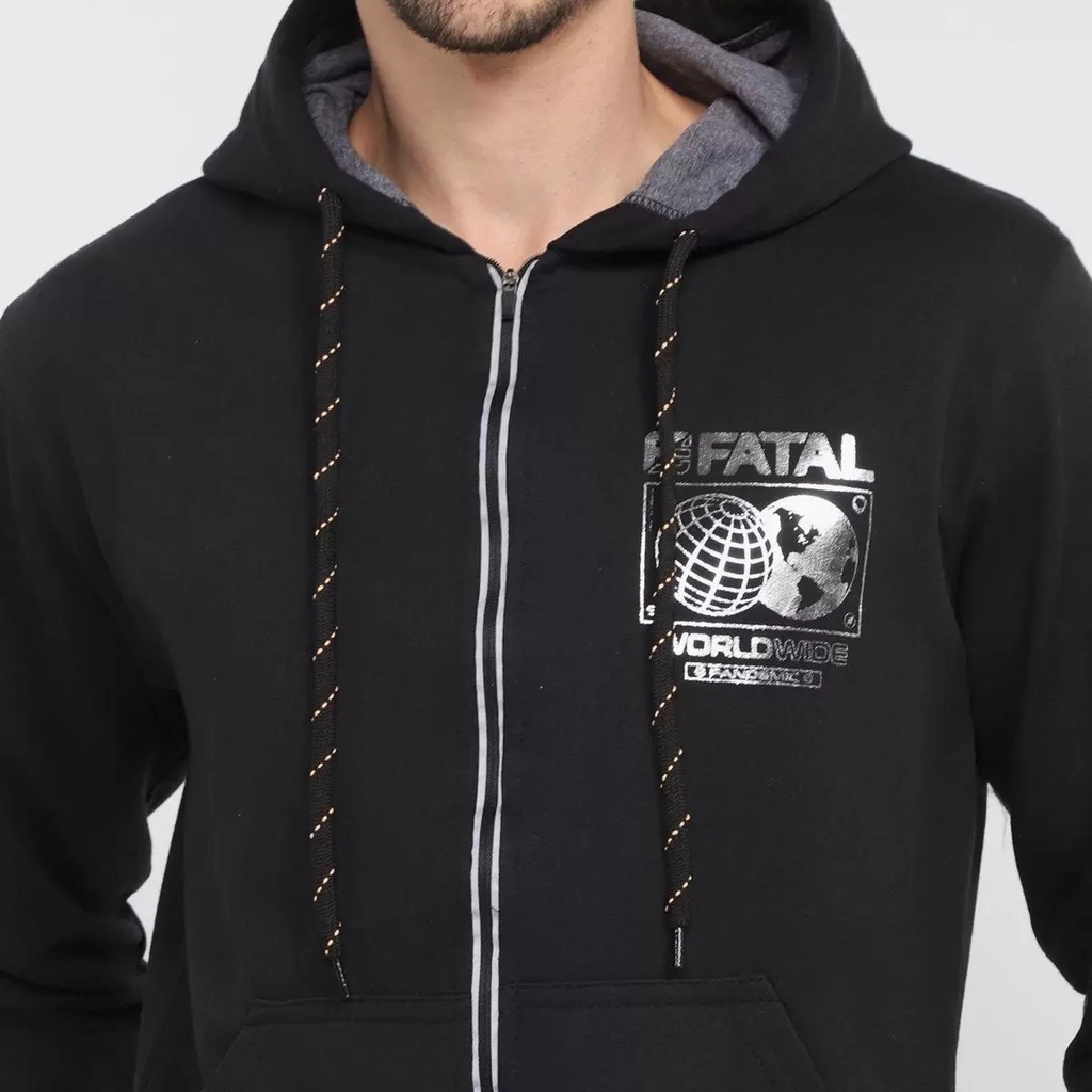 Jaqueta Masculina Moletom Masculino Fatal Surf Blusa De Moletom