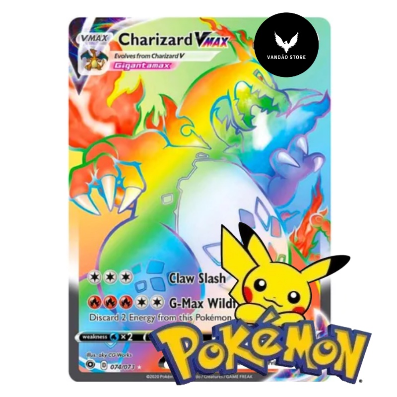 Kit 10 Cartas Pokemon Vmax