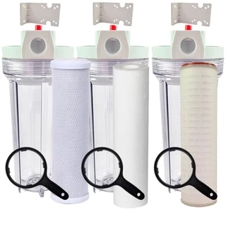 Kit Completo Filtro Água 3 Estágios Água Potável Água Pura