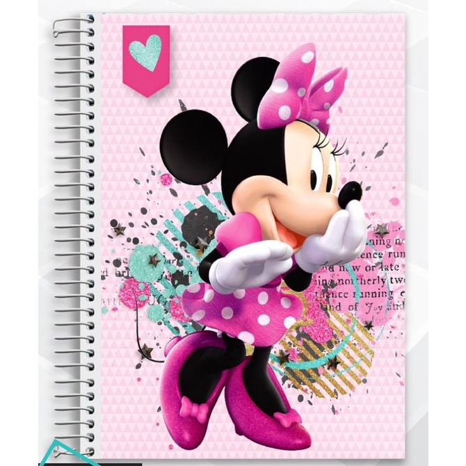 Adesivo Escolar Para Capa De Caderno Minnie Shopee Brasil 7134