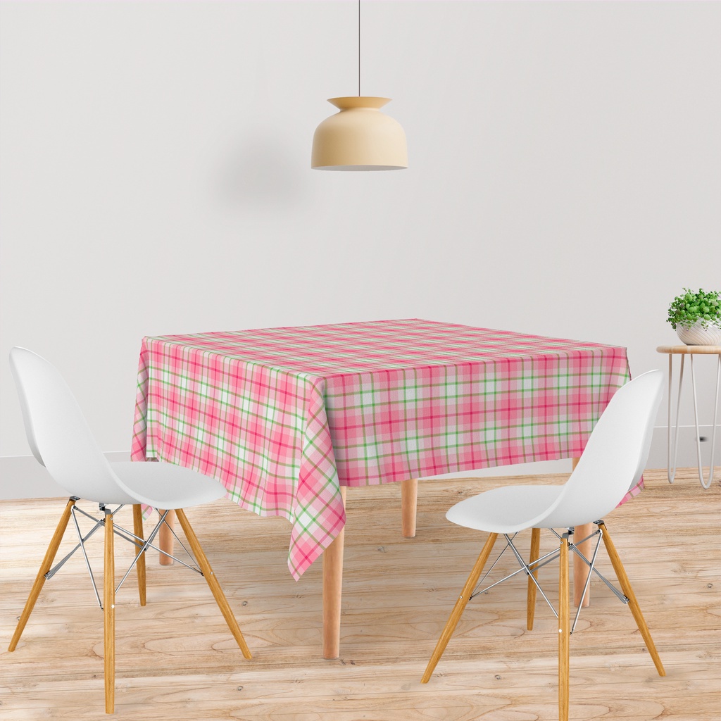 Toalha de mesa rosa para meninas, bonito pano de mesa xadrez, Ins Dormitory  Mat, papel de