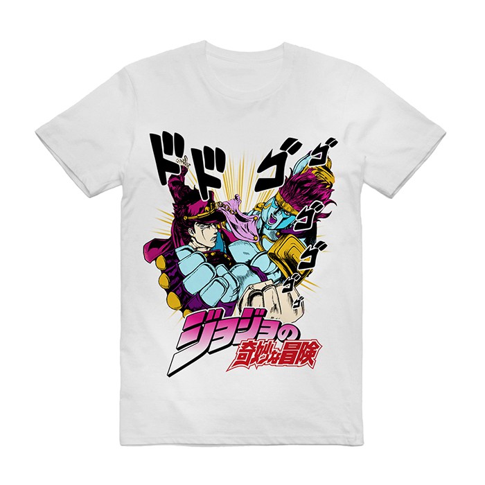 Camiseta Camisa Jotaro Kujo Jojo Bizarre Adventure Menino