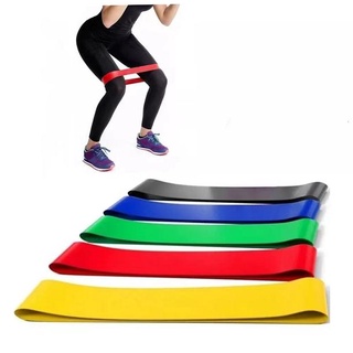 Kit 5 Faixa elástica Thera Mini Fita Band Fisioterapia Multifuncional Crossfit AcademiaTreino Casa C&W BAZAR