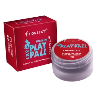 Creme Lubrificante Play Pall Excitante Masculino Vibra Excita Esfria 4g For Sexy Melhore Relação Sexual Excitação Vibrante Prazeroso