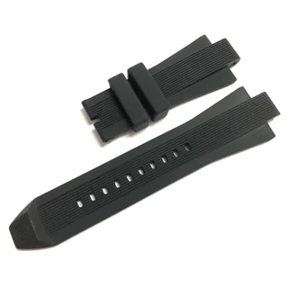 Pulseira Compatível Michael Kors preta silicone Mk8081 Mk8303 Mk8184 Mk8216