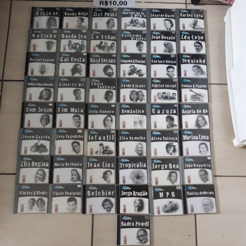 CDs da coleção millenium(10.00 cada)