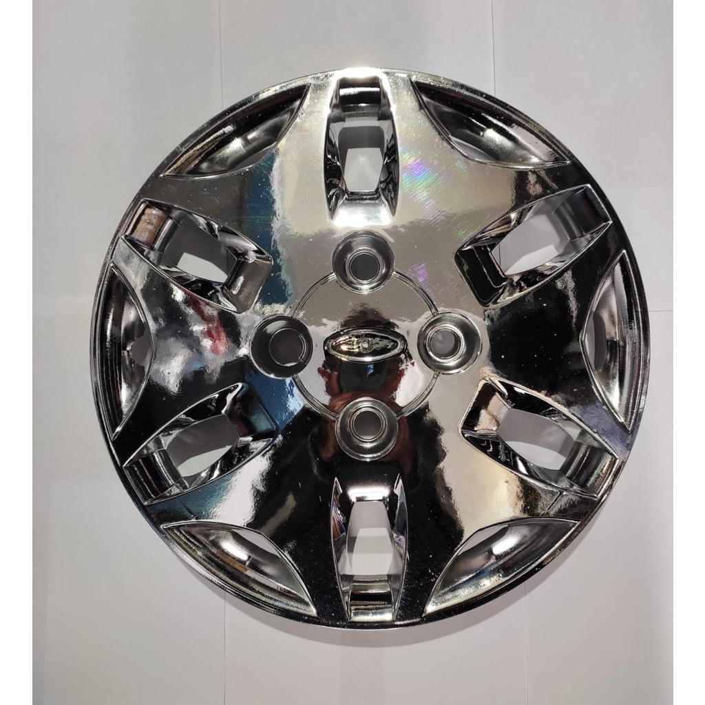 Jogo De Calota Ford Ka Aro 13 Cromada Cod 179 ( 4 Unidades) | Shopee Brasil