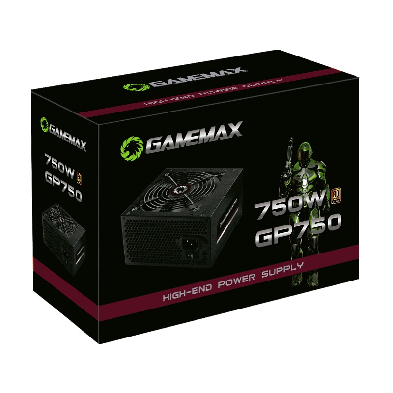 Fonte Gamemax 500W 80 Plus Bronze - GMX GM500 O&M