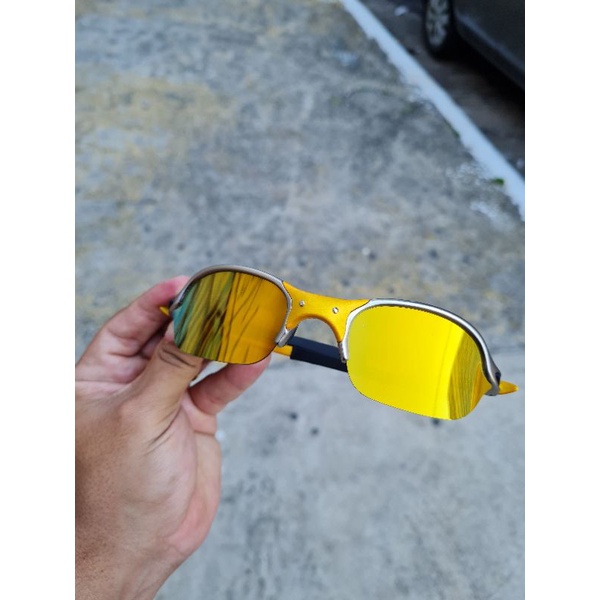 Óculos de sol da Oakley Romeo 2 Lente Dourada