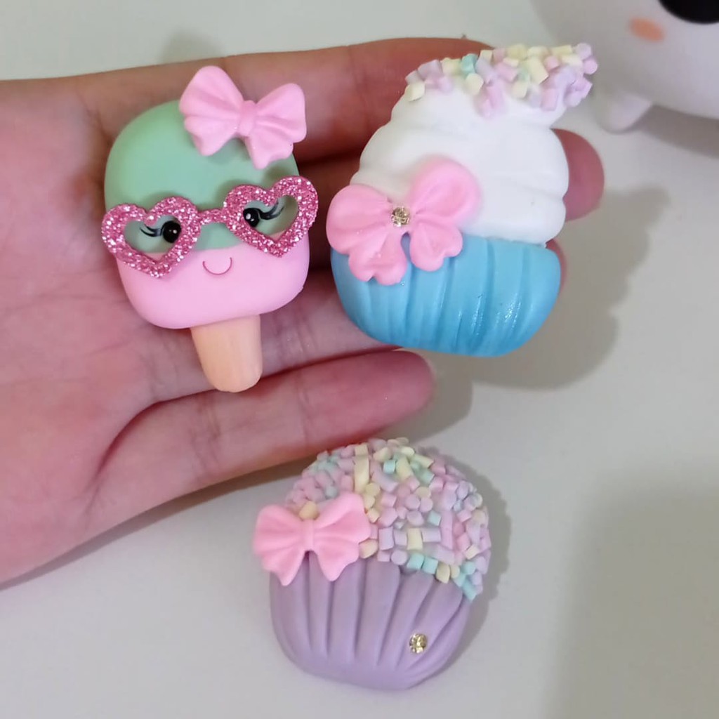 Aplique de Silicone - Cupcake I