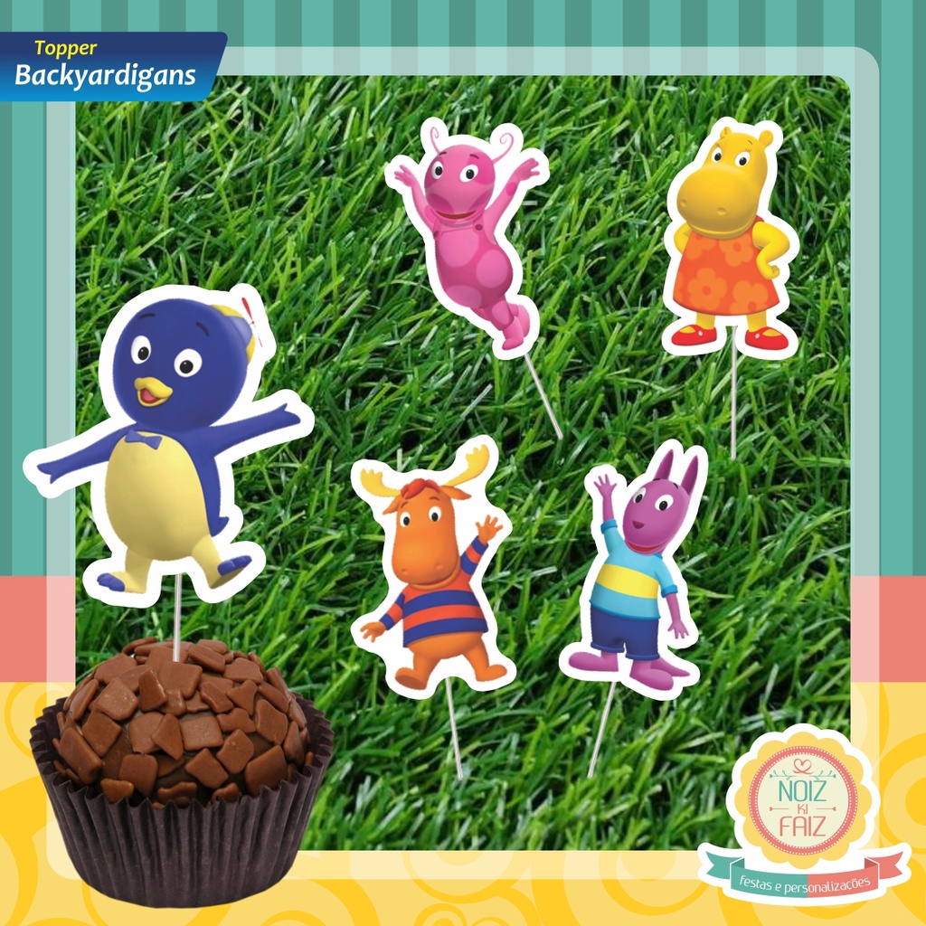 50 Toppers para Docinhos Backyardigans | Shopee Brasil