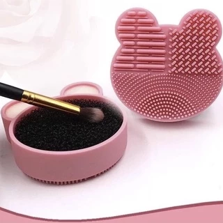 Kit 1/3/5 peças/Esponja Limpa Pincel Removedor de Produtos Higienizador de Pincel em Oferta na Shopee