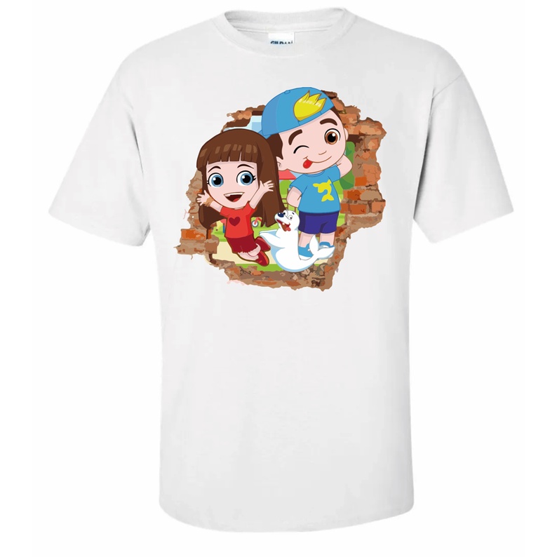 Nova venda quente crianças roupas t camisa engraçado luccas neto impressão  dos desenhos animados meninos t-shirts verão casual meninos roupas moda  meninas tshirts