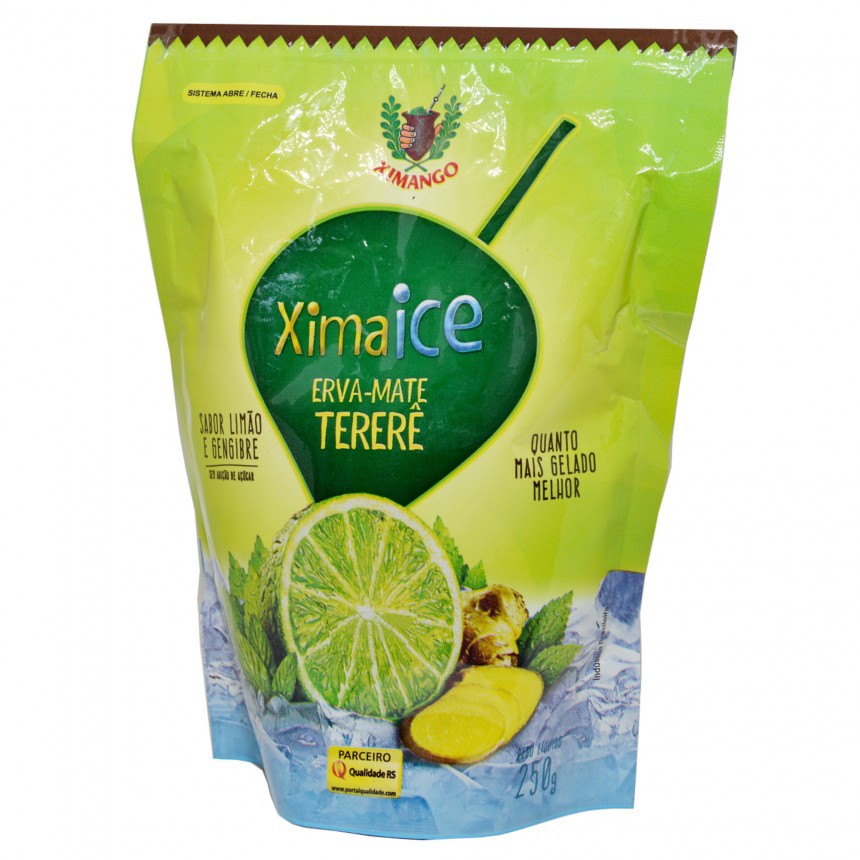 Erva Mate Para Tereré Limão e Gengibre 250 G Ximango Ximaice