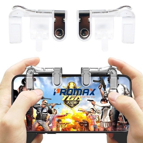 1 par m24 telefone gatilho antiderrapante fácil de instalar compacto sem  fio smartphone jogo joystick para iphone android - AliExpress