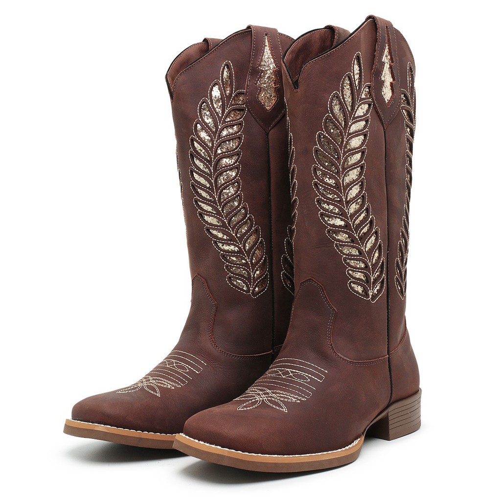 Bota feminina best sale country texana