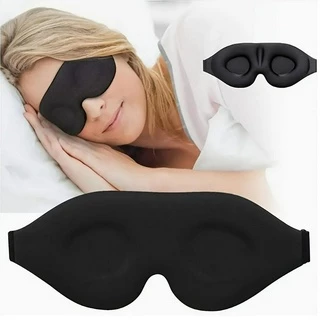 Máscara Para Dormir 3D Sombra Sem Pressão Os Olhos Napping De Viagem Disponível