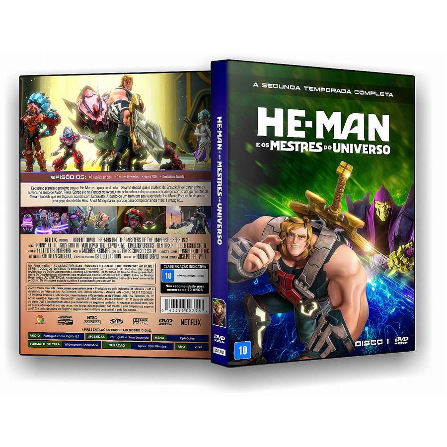 Box DVD He-Man e os Mestres do Universo - 2º Temporada - Vol. 2