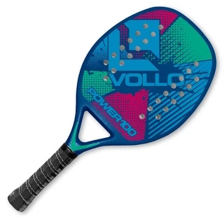 Raquete De Beach Tennis Power 100 Azul Vollo em Oferta na Shopee