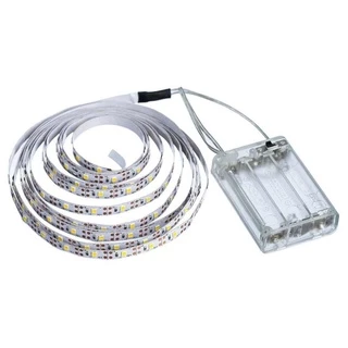 Fio Fita LED Luz Amarela 120 Lâmpadas LED 2m À Pilha