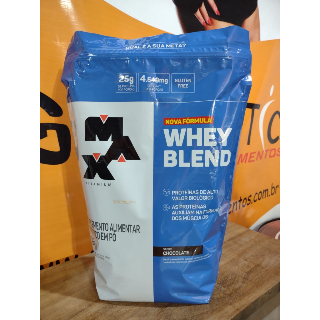 Whey Blend 900g Nova Fórmula Refil sache