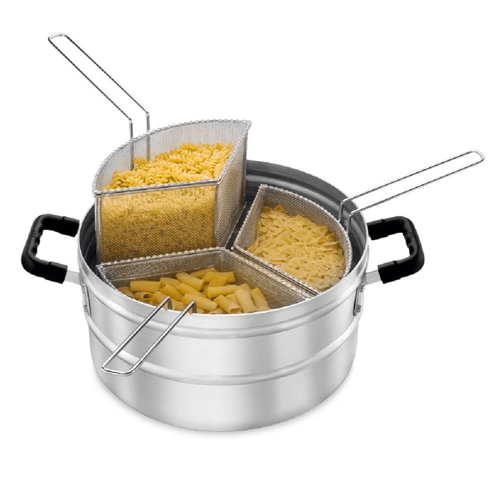 Panela Multi Cozer Massas 18 Litros 3 Cestos Sem Tampa ABC | Shopee Brasil