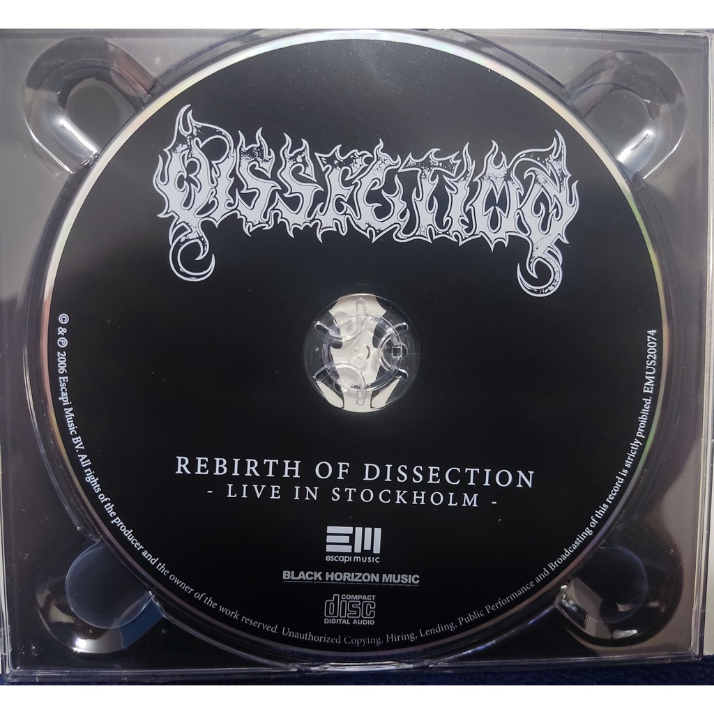 Dissection ‎– Rebirth Of Dissection CD + DVD [ Digipak