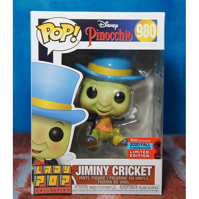 Funko Pop! Disney Pinocchio - Jiminy Cricket #980 - NYCC 2020