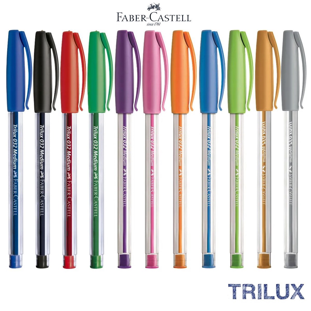 Pluma Trilux Fun Faber Castell 10 Colores Y05264