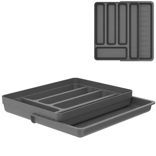 Organizador De Gaveta Porta Talheres Utensilios Separador Divisor De Talheres OL650