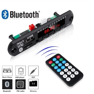 J&M 9 V 12 MP3 Módulo Decodificador Cebola Sem Fio Bluetooth 5.0 Com 40 W Amplificador FM AUX USB Cartão TF Para Stero Música Falante Do Carro De Áudio