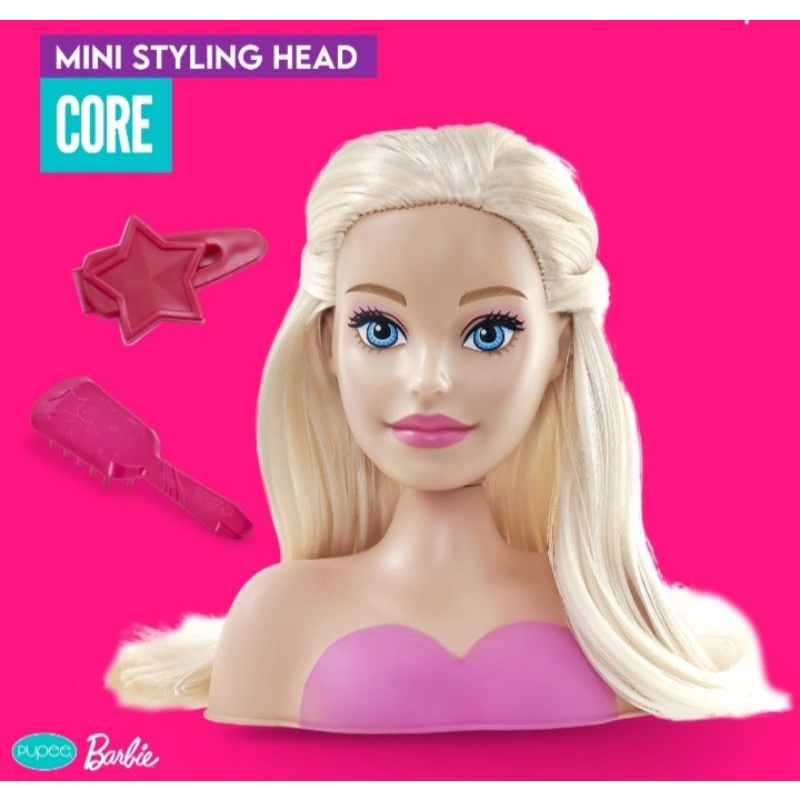Boneca Barbie Busto Pentear Maquiagem Original Acessórios