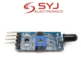 1 PCS LM393 Módulo Sensor De Detecção De Chama IR De 4 Pinos Receptor De Infravermelho Detector De Incêndio Para Arduino Diy Kit Em Estoque