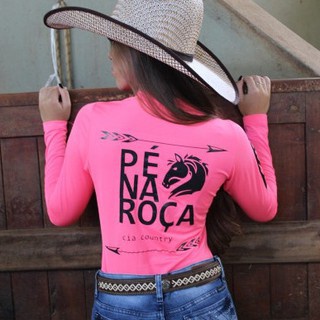 Body UV várias cores cavalgada rodeio treinos com a logo Country Pé na Roça