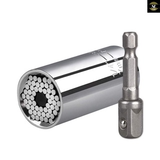 Chave Soquete Universal 7 a 19mm Para Parafusadeira + Adaptador Barato