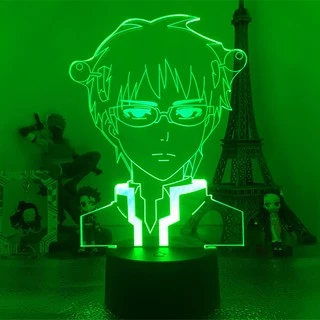 The DisastrousLife of Saiki K Figure Lâmpada Led Noturna Jagermeister