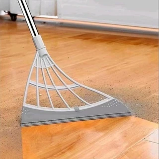 Vassoura Mágica Rodo Inteligente Tira Pelos Seca Limpa Cabo GRande Ponta Silicone